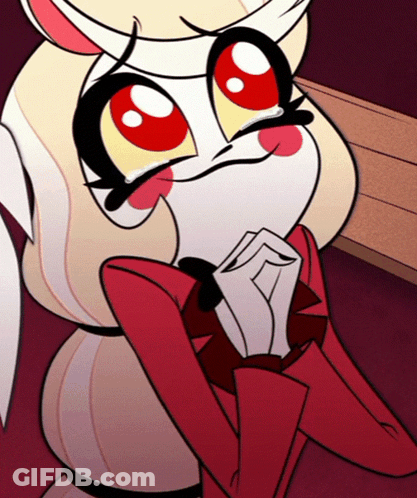 Cartoon Character With Big Red Eyes And Red Jacket GIF