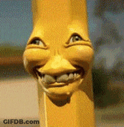 Cartoon Character With Big Smile GIF