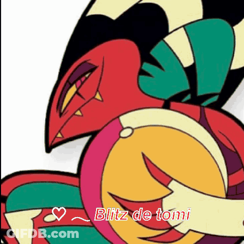 Cartoon Character With Blitz De Tomi GIF