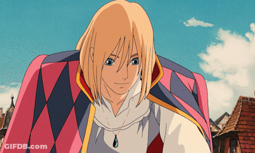 Cartoon Character With Blonde Hair And Necklace GIF