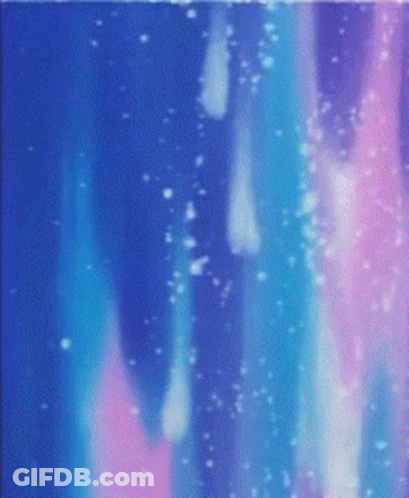Cartoon Character With Blue And Purple Background GIF