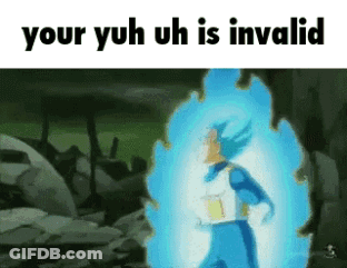 Cartoon Character With Blue Aura GIF