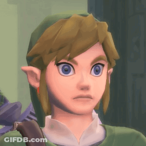 Cartoon Character With Blue Eyes And Green Hat GIF