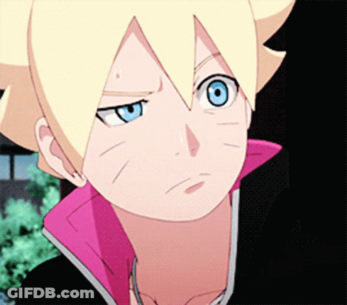 Cartoon Character With Blue Eyes And Pink Collar GIF