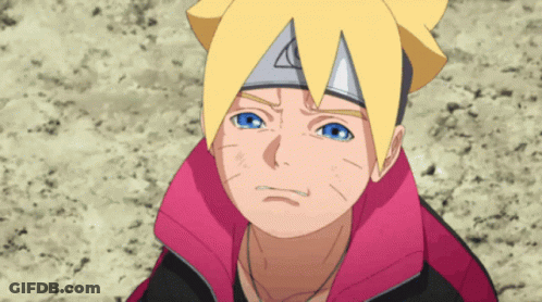 Cartoon Character With Blue Eyes And Yellow Headband GIF