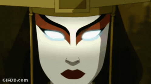 Cartoon Character With Blue Eyes Close Up GIF