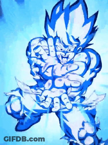 Cartoon Character With Blue Hair GIF