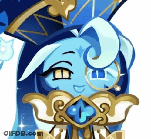 Cartoon Character With Blue Hat And Glasses Close Up GIF
