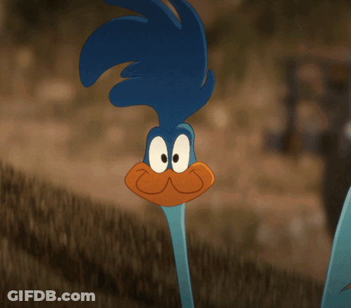 Cartoon Character With Blue Head GIF