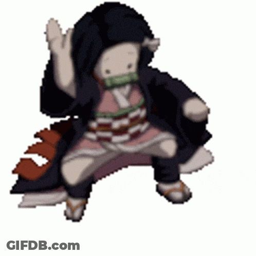 Cartoon Character With Blue Light Behind In Dark Room GIF