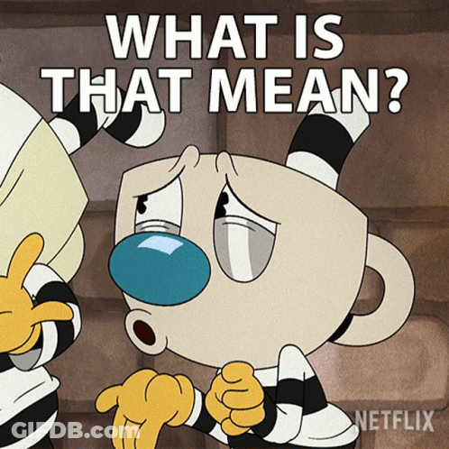 Cartoon Character With Blue Nose Saying What GIF