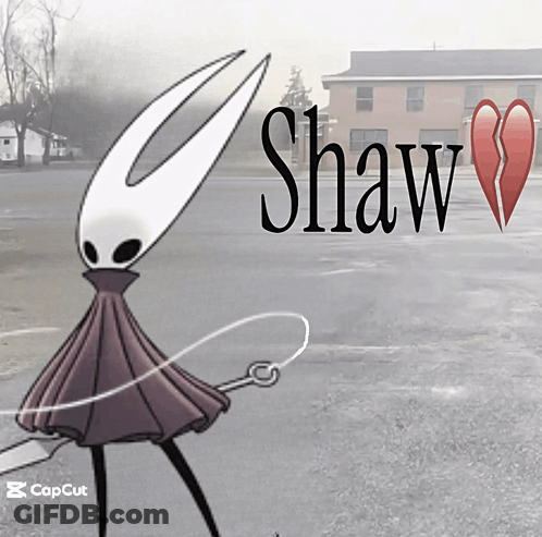 Cartoon Character With Broken Heart Shaw GIF