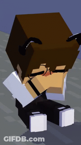 Cartoon Character With Cat Ear And Glasses GIF