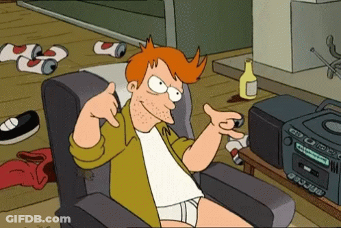 Cartoon Character With CD Player Saying Groove GIF