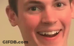 Cartoon Character With Chicken Wing Text GIF