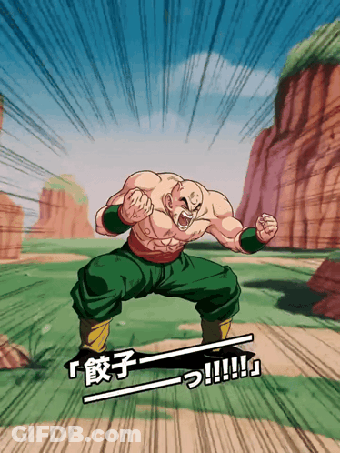 Cartoon Character With Chinese Writing GIF