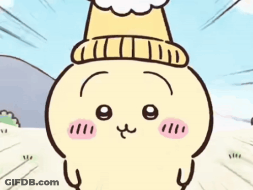 Cartoon Character With Cloud Hat GIF