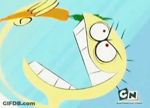 Cartoon Character With CN Logo GIF