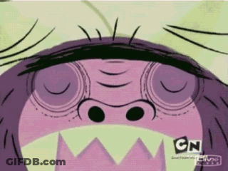 Cartoon Character With CN GIF