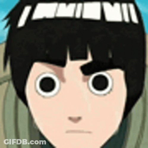 Cartoon Character With Crescent Moon On Eye GIF