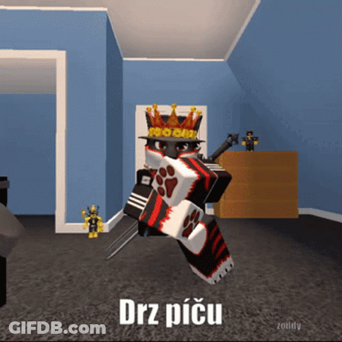 Cartoon Character With Crown Drz Picu GIF