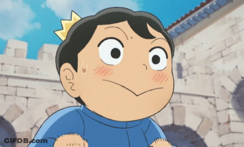 Cartoon Character With Crown Making Funny Face GIF