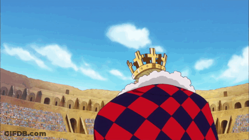 Cartoon Character With Crown GIF