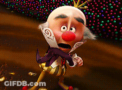 Cartoon Character With Crown GIF