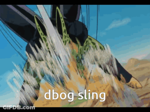 Cartoon Character With Dbog Sling GIF