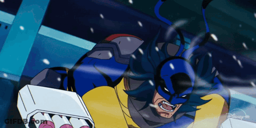 Cartoon Character With Disney Logo GIF