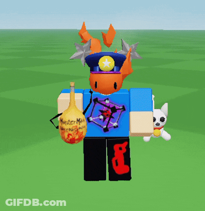Cartoon Character With Dog And Coca Cola Bottle GIF