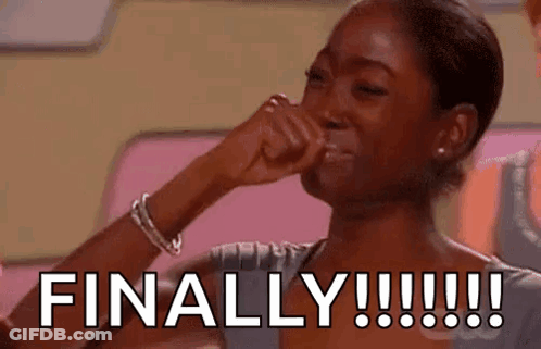 Cartoon Character With Finally GIF