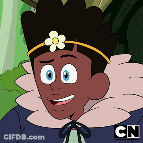 Cartoon Character With Flower On Head Sponsored By CN GIF