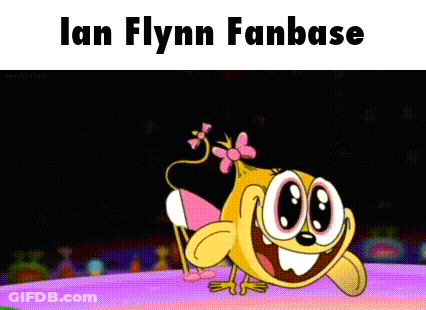 Cartoon Character With Flower Saying Ian Flynn Fanbase GIF