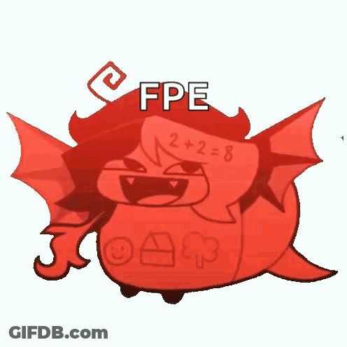 Cartoon Character With FPE GIF
