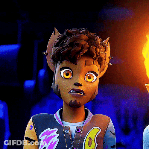 Cartoon Character With G On Jacket GIF