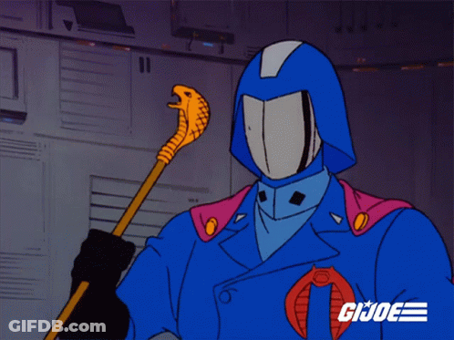 Cartoon Character With Gi Joe GIF