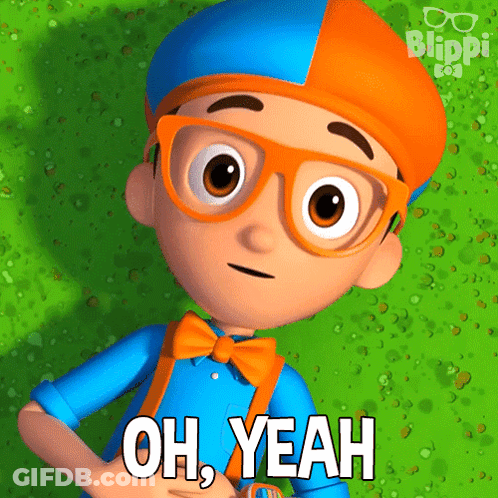 Cartoon Character With Glasses And Bow Tie Saying Oh Yeah GIF