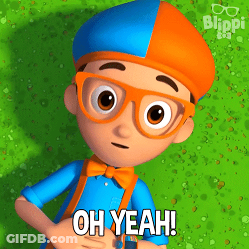 Cartoon Character With Glasses And Bow Tie Says Oh Yeah GIF