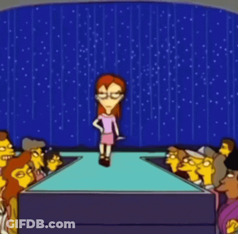 Cartoon Character With Glasses And Monkey Shirt GIF