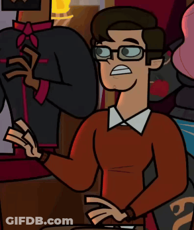 Cartoon Character With Glasses And Red Shirt GIF