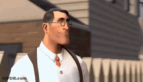 Cartoon Character With Glasses And Suspenders In Front Of House GIF