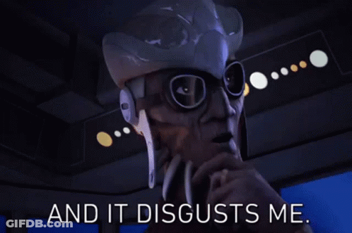 Cartoon Character With Glasses Saying And It Disgusts Me GIF