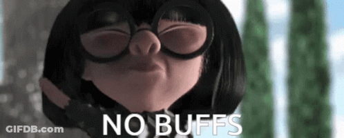 Cartoon Character With Glasses Saying No Buffs GIF