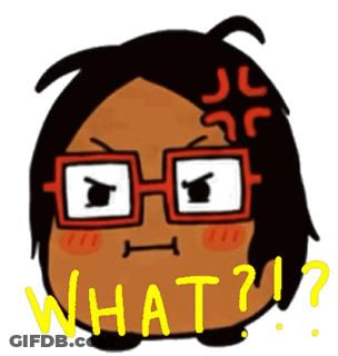 Cartoon Character With Glasses Saying What GIF