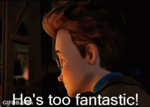 Cartoon Character With Glasses Too Fantastic GIF