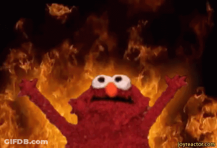 Cartoon Character With Glowing Eyes Holding Something GIF