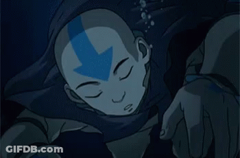 Cartoon Character With Glowing Eyes GIF