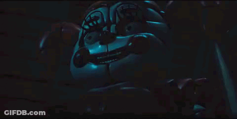 Cartoon Character With Glowing Eyes GIF