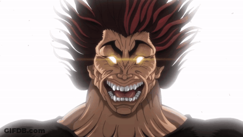 Cartoon Character With Glowing Yellow Eyes GIF